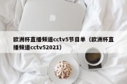 欧洲杯直播频道cctv5节目单（欧洲杯直播频道cctv52021）